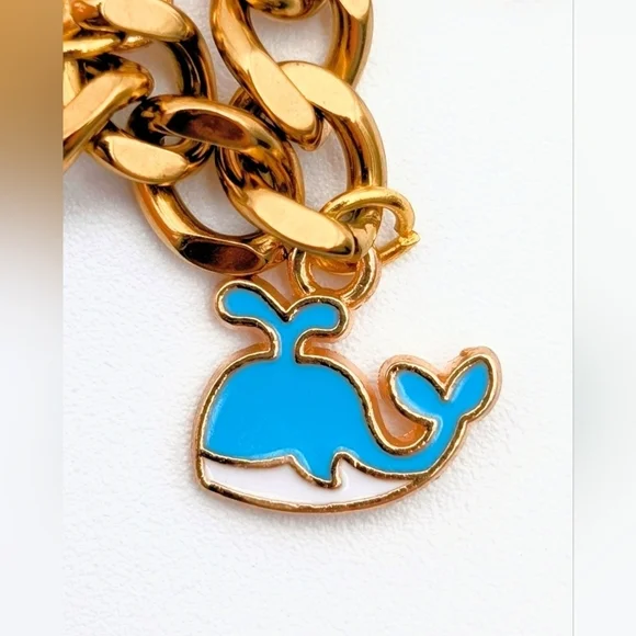 NWOT FabuLove Beach Bliss Gold Charm Bracelet - Picture 15 of 15